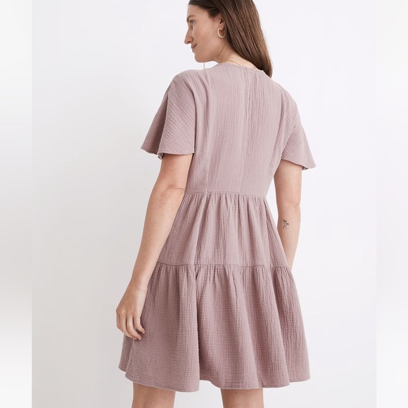 Madewell Tiered Mini Dress - Picture 3 of 11